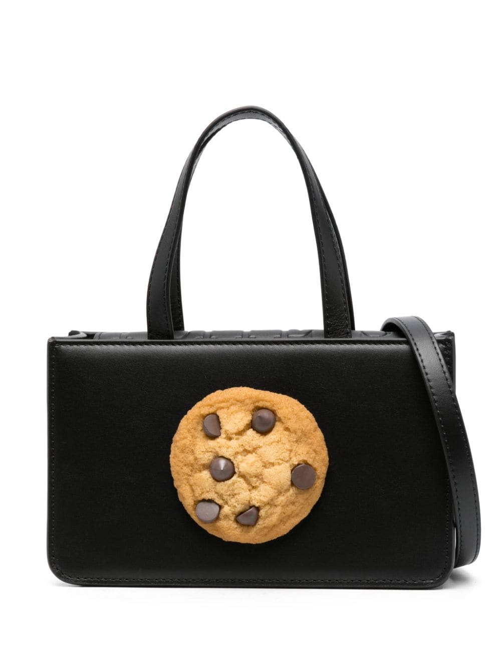 Puppets and Puppets small Cookie leather tote bag - Black