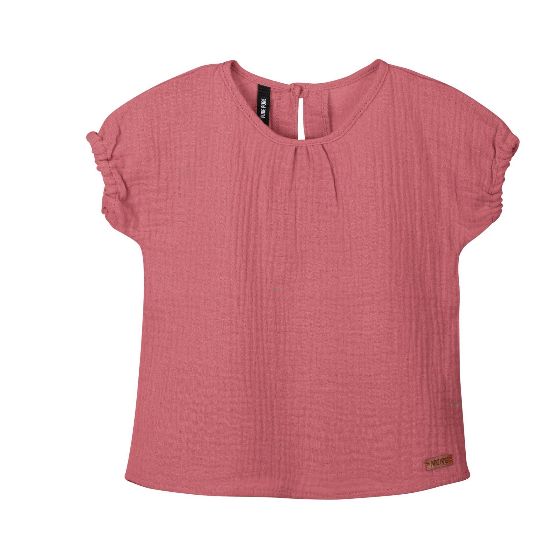 Pure - Kleinkinder T-Shirt Mull mauve-wood, 110, Pink von Pure Pure