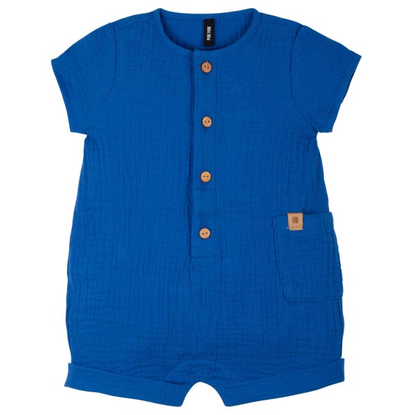 Pure Pure - Baby's Jumper Mull - Jumpsuit Gr 62 blau von Pure Pure