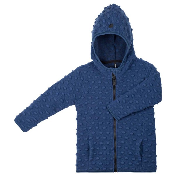 Pure Pure - Kid's Kapuzenjacke Walk - Wolljacke Gr 110/116 blau von Pure Pure