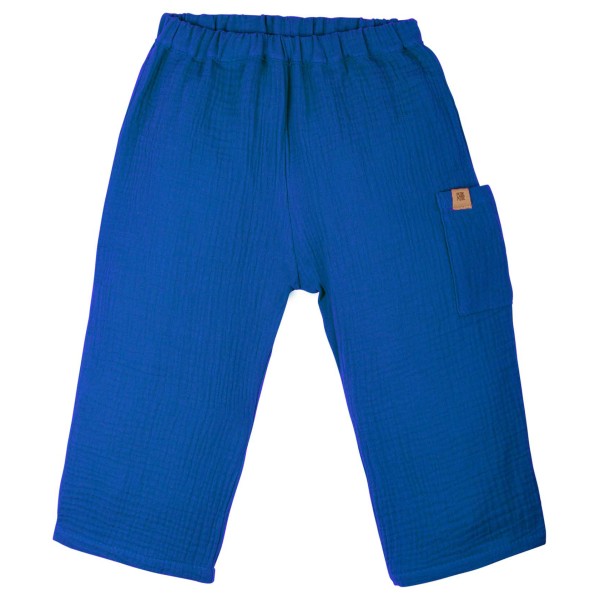 Pure Pure - Kid's Mini-Hose Mull - Freizeithose Gr 98 blau von Pure Pure