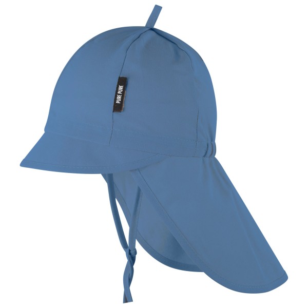 Pure Pure - Kid's Mini-Nackenschutz Uni - Cap Gr 43 cm blau von Pure Pure