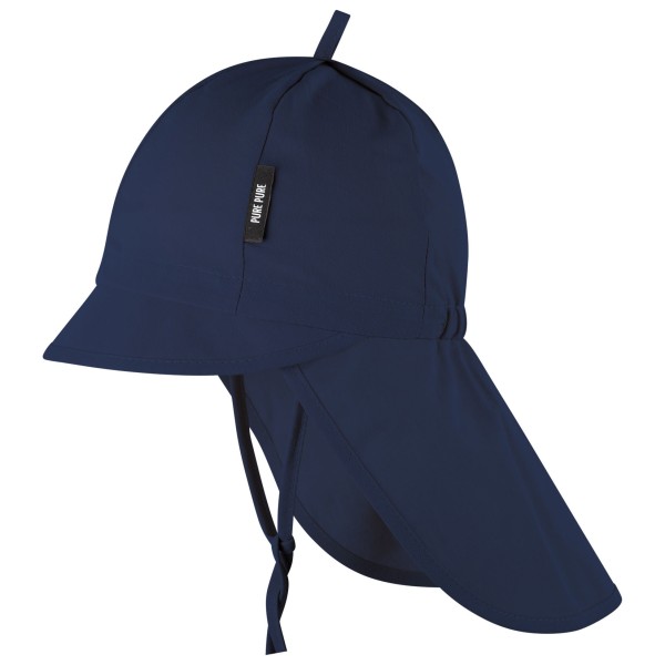 Pure Pure - Kid's Mini-Nackenschutz Uni - Cap Gr 45 cm blau von Pure Pure