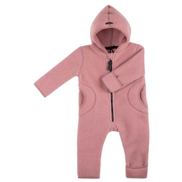 Pure Pure - Kid's Mini-Overall Fleece - Overall Gr 50/56;62/68;74/80;86;92 blau;braun;grau;rosa von Pure Pure