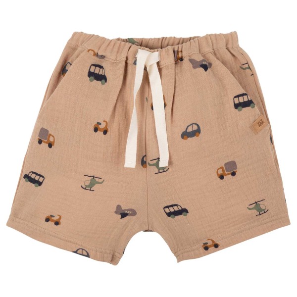 Pure Pure - Kid's Mini-Shorts Mull Uni - Shorts Gr 104 beige von Pure Pure