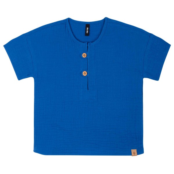 Pure Pure - Kid's Mini-T-Shirt Mull - T-Shirt Gr 104 blau von Pure Pure