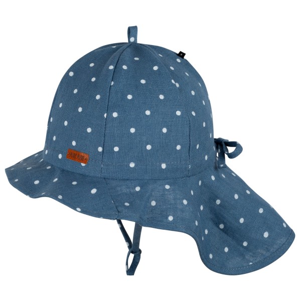 Pure Pure - Kid's Nackenschutz Leinen - Cap Gr 45 cm blau von Pure Pure