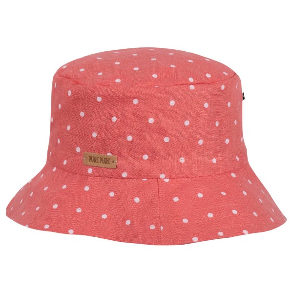 Pure Pure - Kid's Schlapphut Leinen - Hut Gr 51 cm rot von Pure Pure