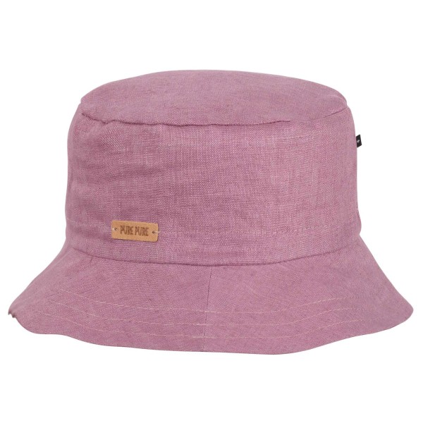 Pure Pure - Kid's Schlapphut Leinen - Hut Gr 57 cm rosa von Pure Pure
