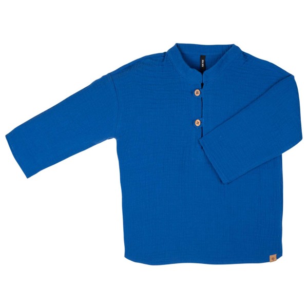 Pure Pure - Kid's Shirt Mull - Hemd Gr 122/128 blau von Pure Pure