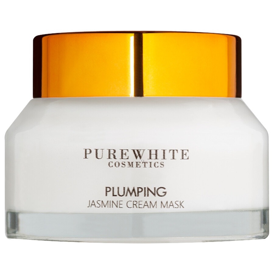 Pure White Cosmetics  Pure White Cosmetics Plumping Jasmine Cream Mask feuchtigkeitsmaske 50.0 ml von Pure White Cosmetics