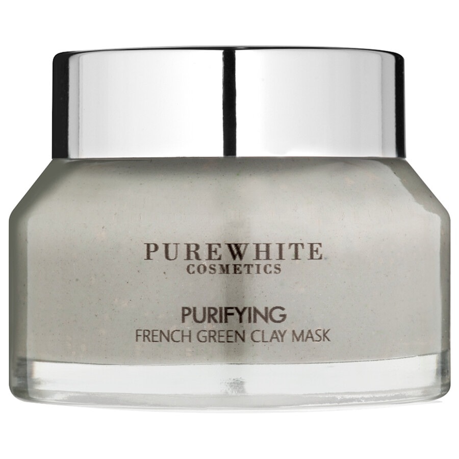 Pure White Cosmetics  Pure White Cosmetics Purifying French Green Clay Mask reinigungsmaske 50.0 ml von Pure White Cosmetics