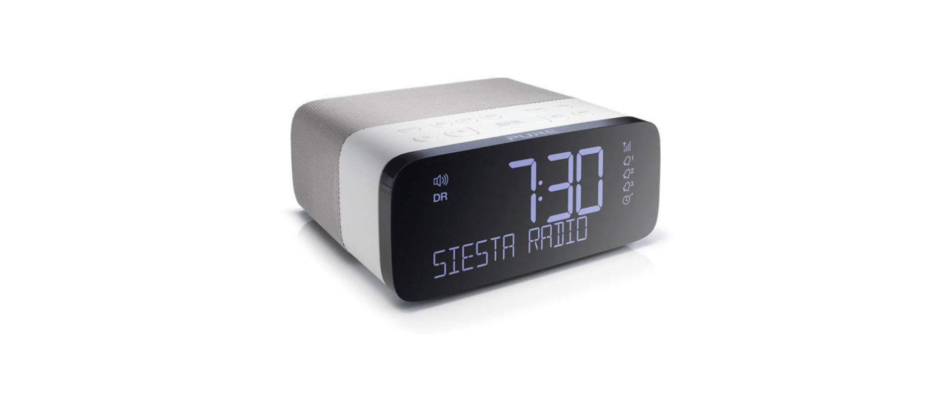 Pure Radiowecker »Siesta Rise Silberfarben« von Pure