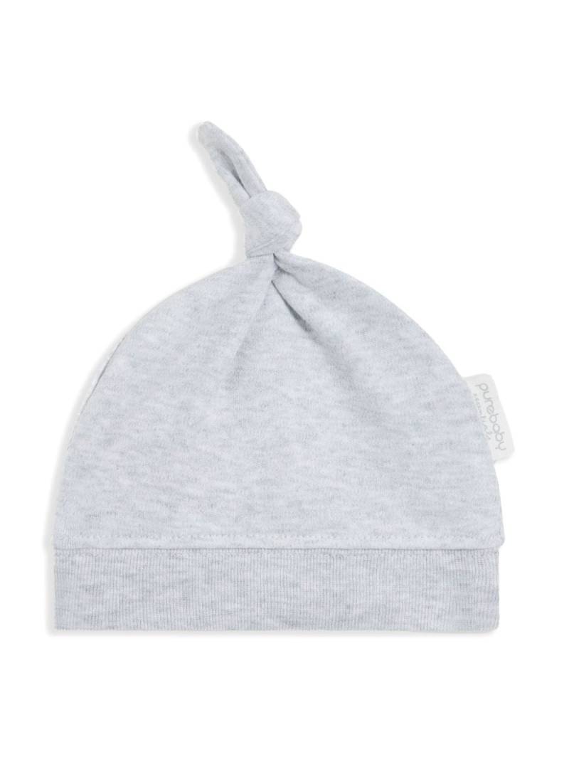 Purebaby Knot hat - Grey von Purebaby