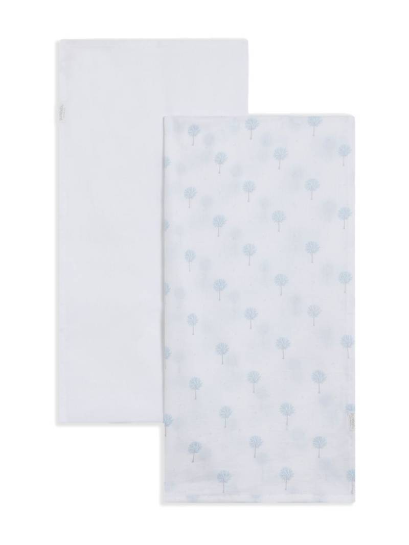 Purebaby all over print blanket - White von Purebaby