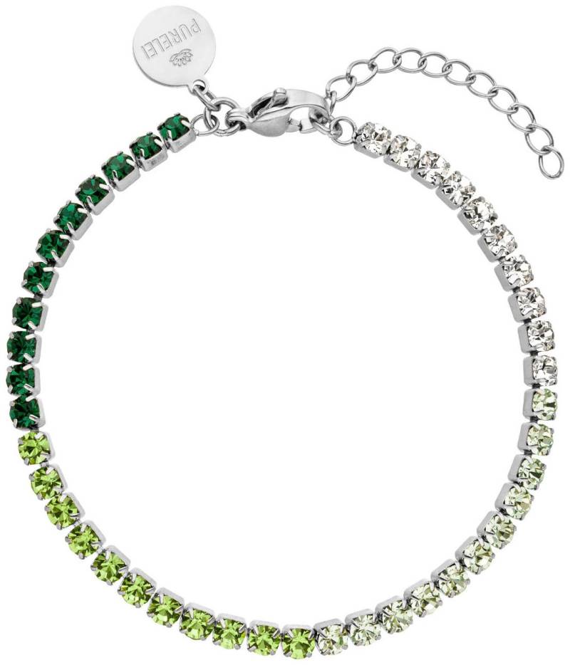 Purelei Armband »Schmuck Geschenk Green Glow Armschmuck Armkette, 23452«, mit Zirkonia (synth.) von Purelei