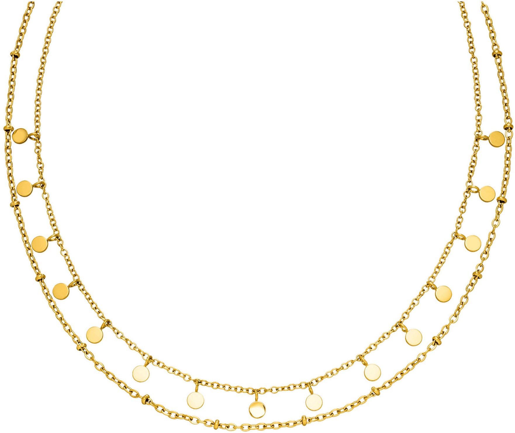 Purelei Collier »Schmuck Geschenk Plain doppelte Kette, 22461« von Purelei