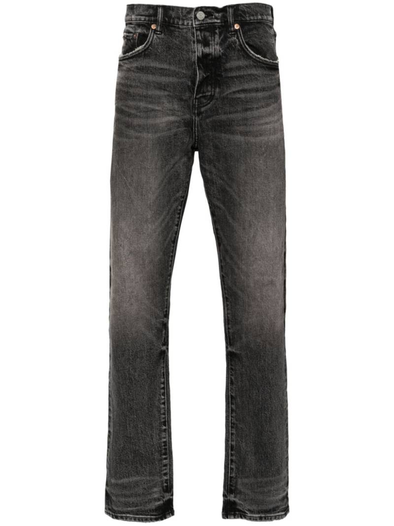 Purple Brand distressed slim-fit jeans - Black von Purple Brand