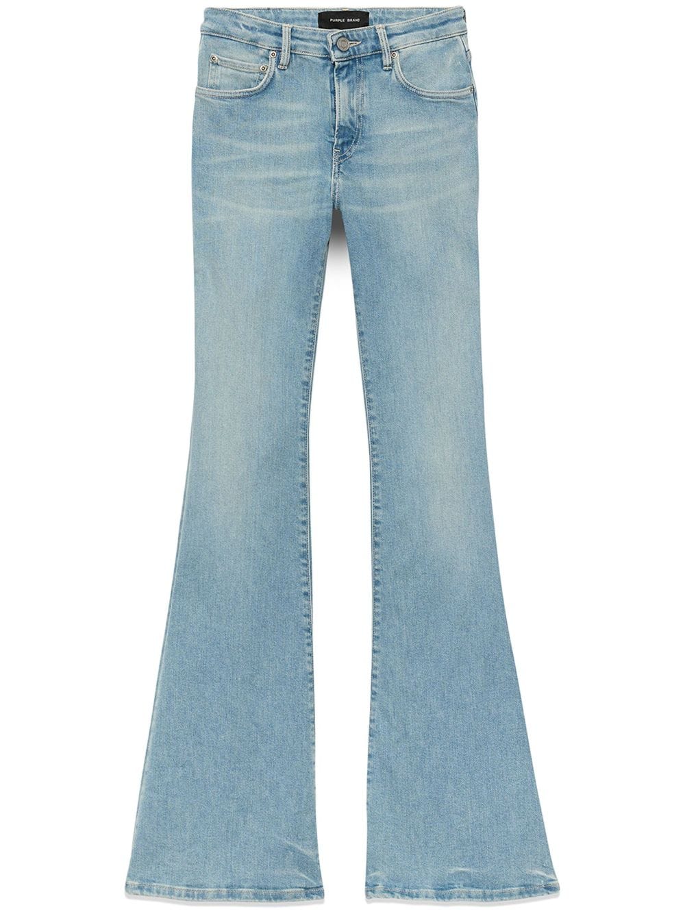 Purple Brand mid-rise boot-cut jeans - Blue von Purple Brand