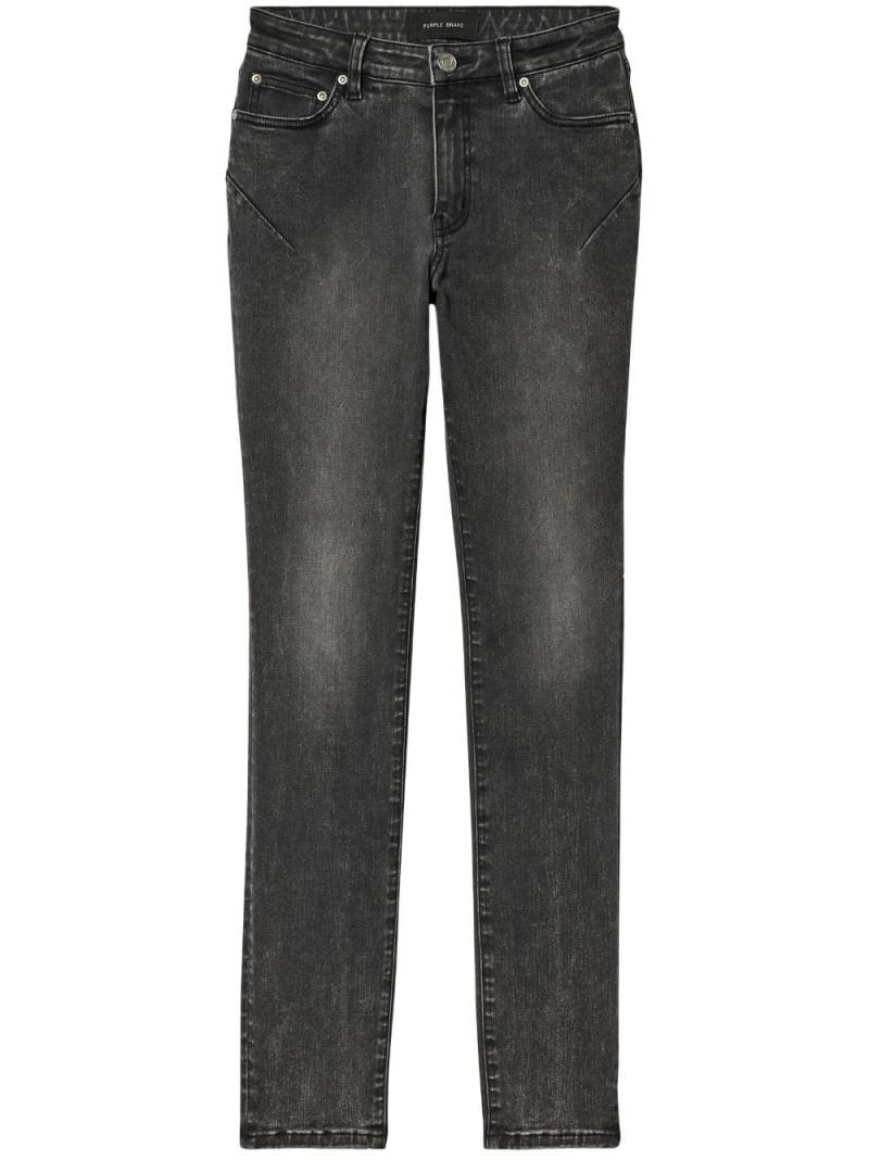 Purple Brand mid-rise skinny-cut jeans - Grey von Purple Brand