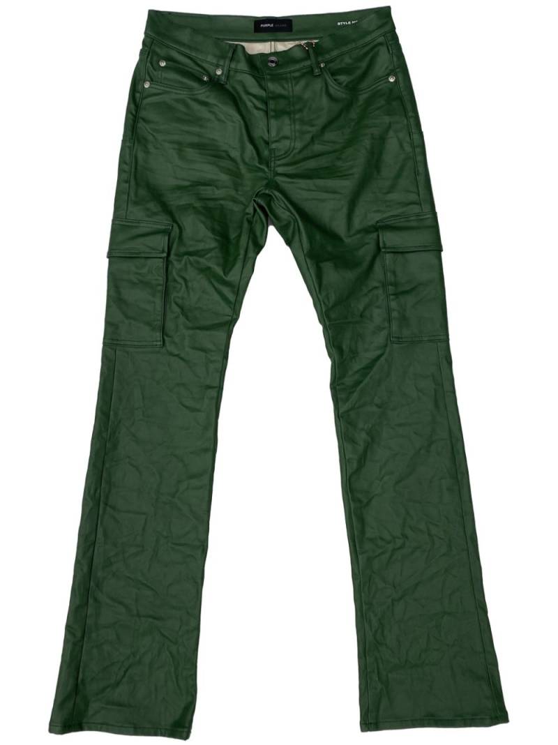 Purple Brand straight cargo trousers - Green von Purple Brand