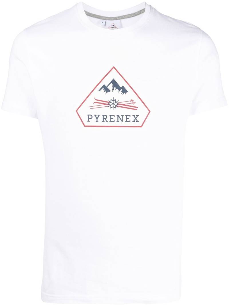 Pyrenex logo-print short-sleeved T-shirt - White von Pyrenex