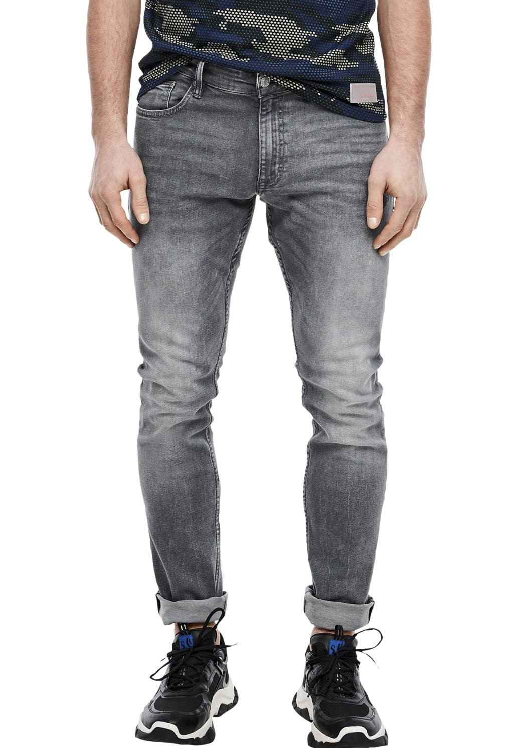 QS 5-Pocket-Jeans, mit leichten Abriebeffekten von QS