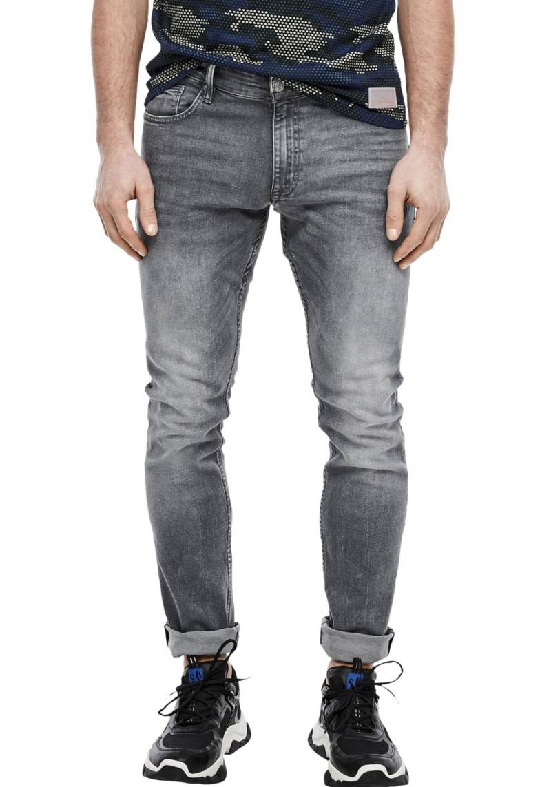 QS 5-Pocket-Jeans, mit leichten Abriebeffekten von QS