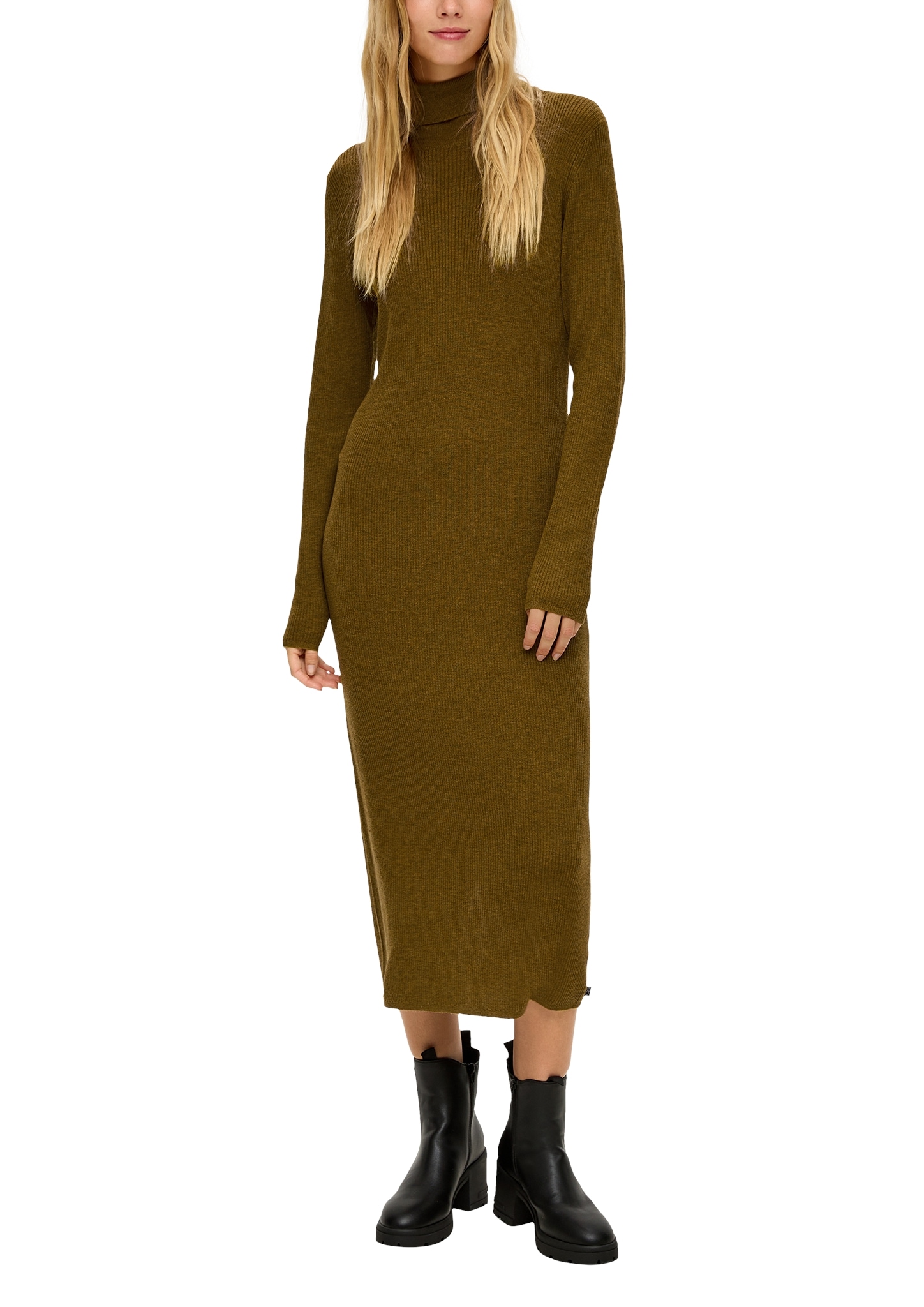 QS Strickkleid, mit Rippenstruktur QS Strickkleid, mit Rippenstruktur von QS