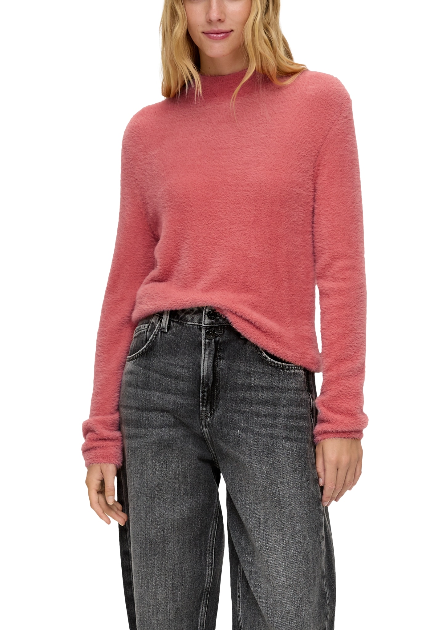 QS Strickpullover, im hüftlangen Schnitt QS Strickpullover, im hüftlangen Schnitt von QS