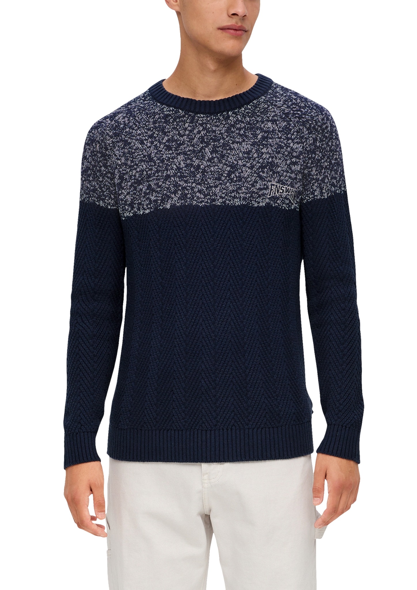 QS Strickpullover, in Colorblock-Optik QS Strickpullover, in Colorblock-Optik von QS