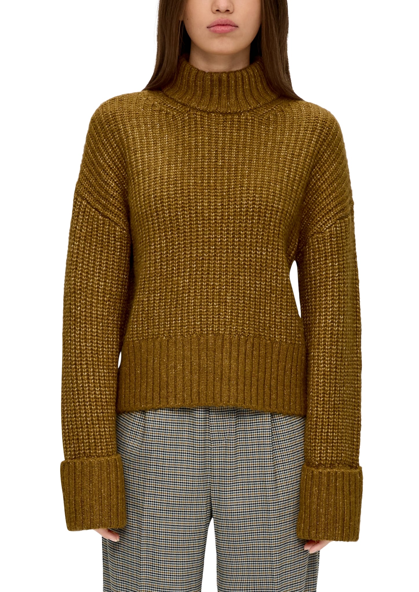QS Strickpullover, mit fixiertem Umschlag QS Strickpullover, mit fixiertem Umschlag von QS