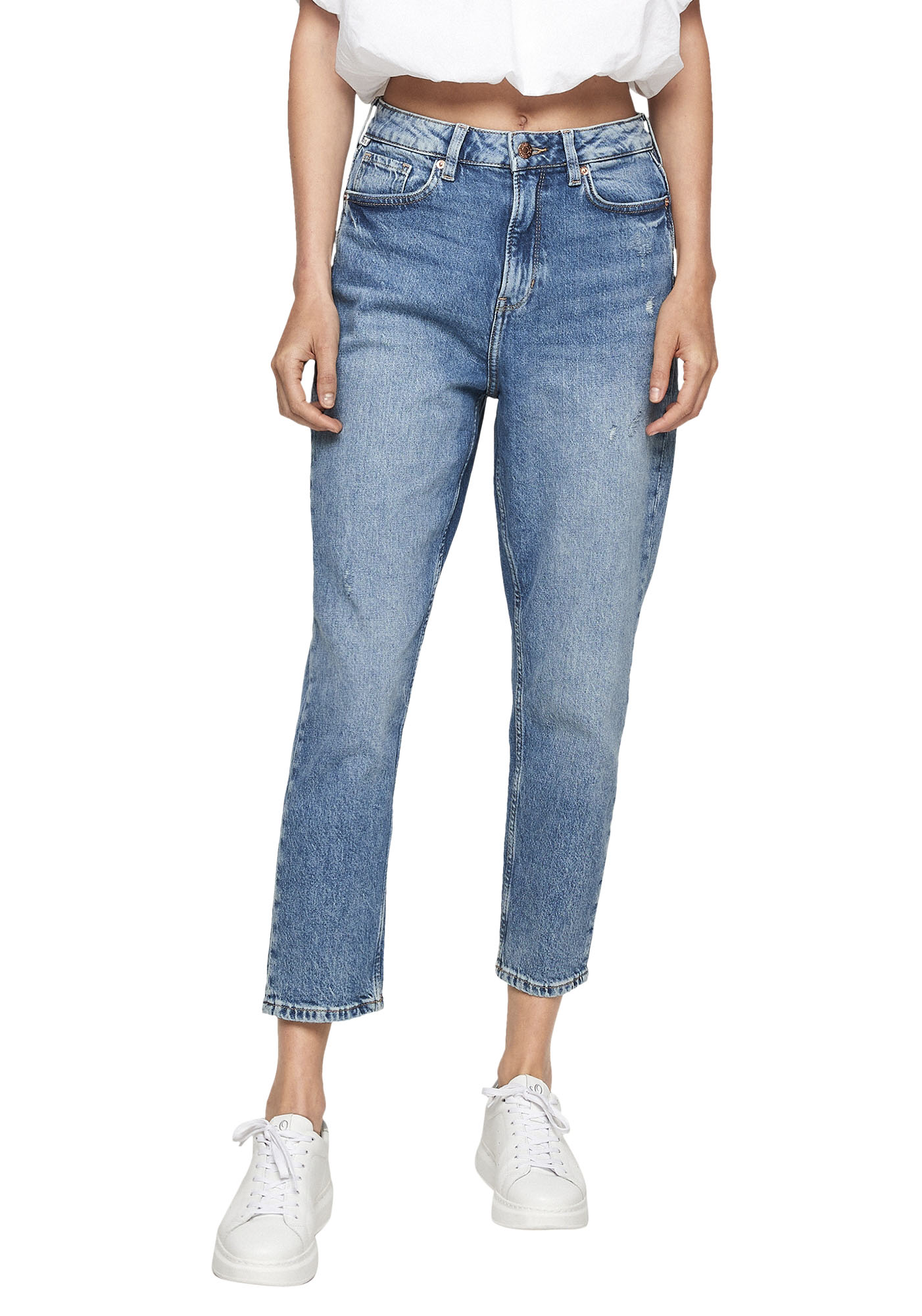 QS Tapered-fit-Jeans, im klassischen 5-Pocket-Style von QS