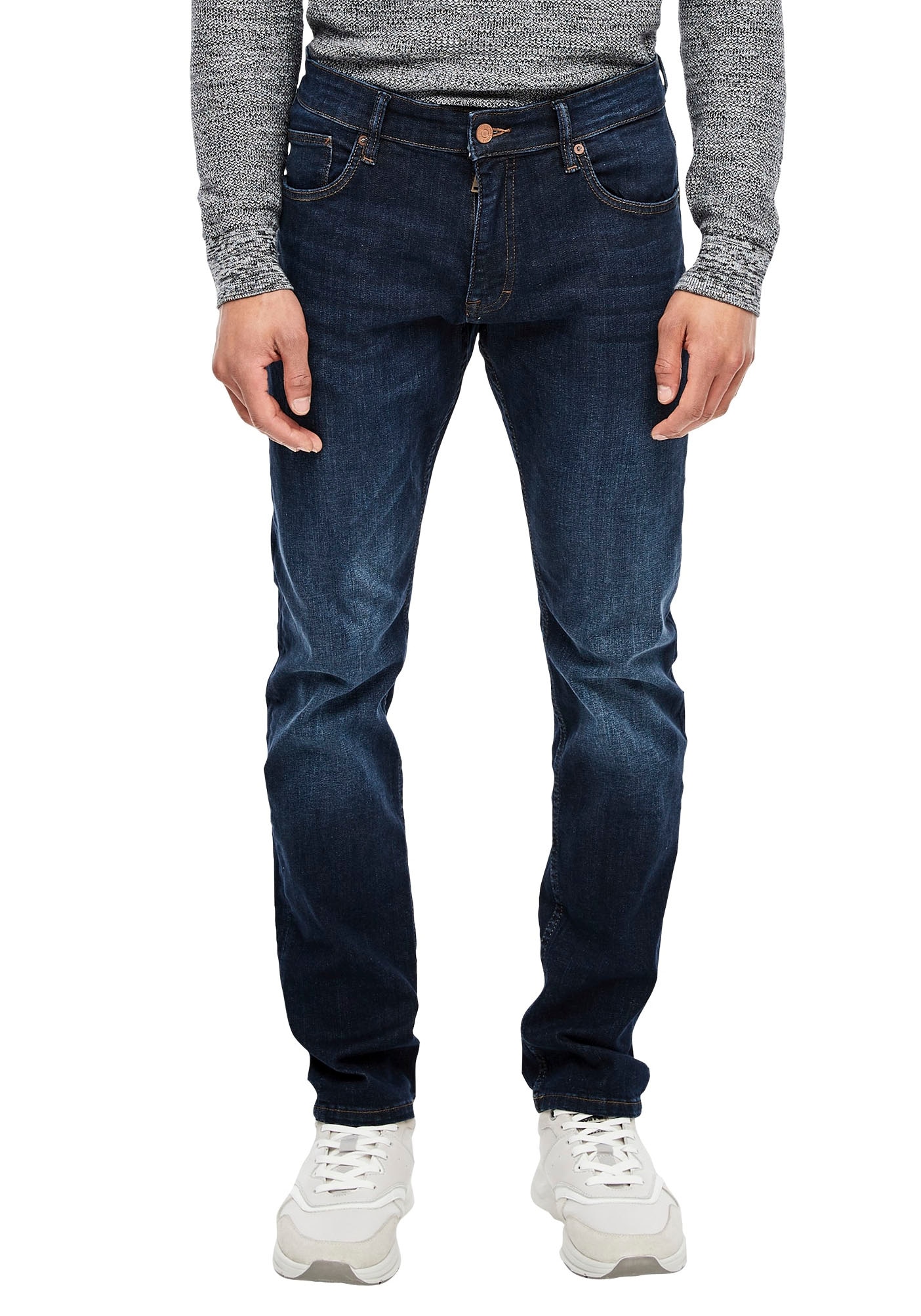 QS 5-Pocket-Jeans, mit leichten Abriebeffekten von QS