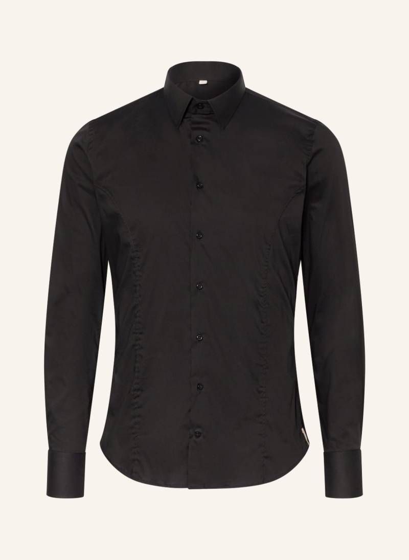 q1 Manufaktur Hemd Walter Slim Fit schwarz von Q1 Manufaktur