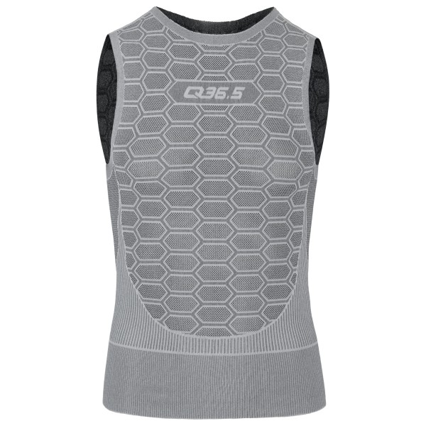 Q36.5 - Base Layer 1 sleeveless - Kunstfaserunterwäsche Gr L/XL grau von Q36.5