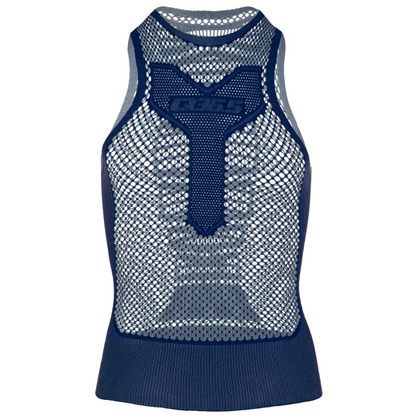 Q36.5 - Base Layer Zero Mesh - Velounterhemd Gr L/XL blau/grau von Q36.5