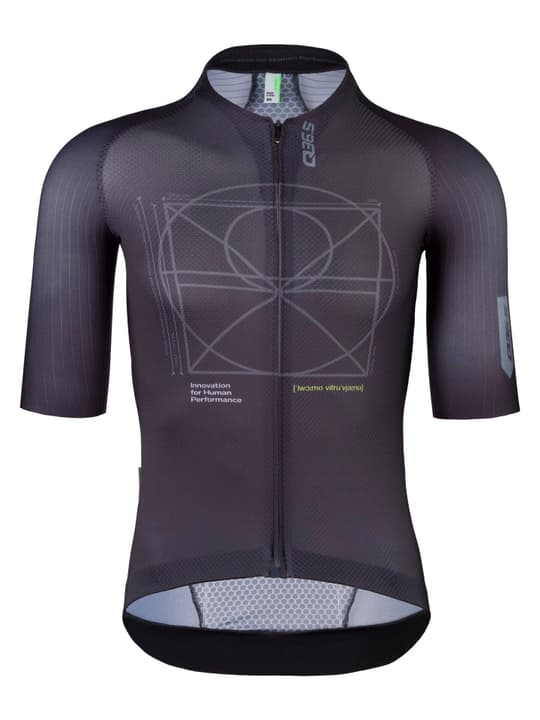 Q36.5 Gregarius Clima Vitruvian Bikeshirt anthrazit von Q36.5