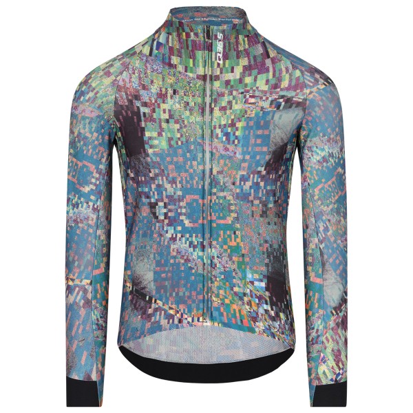 Q36.5 - Gregarius Hybrid Thermomap Long Sleeve Jersey - Velotrikot Gr L;M;S;XL;XXL grau von Q36.5