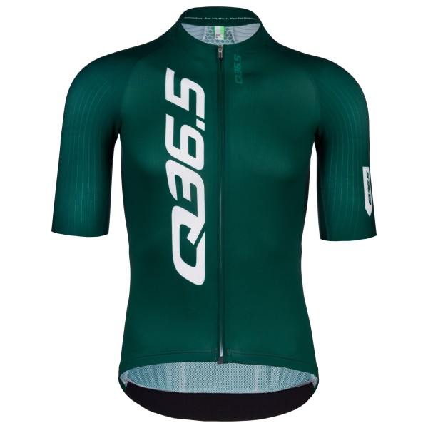 Q36.5 - R2 Signature Jersey Short Sleeve - Velotrikot Gr L;M;S beige;grün von Q36.5