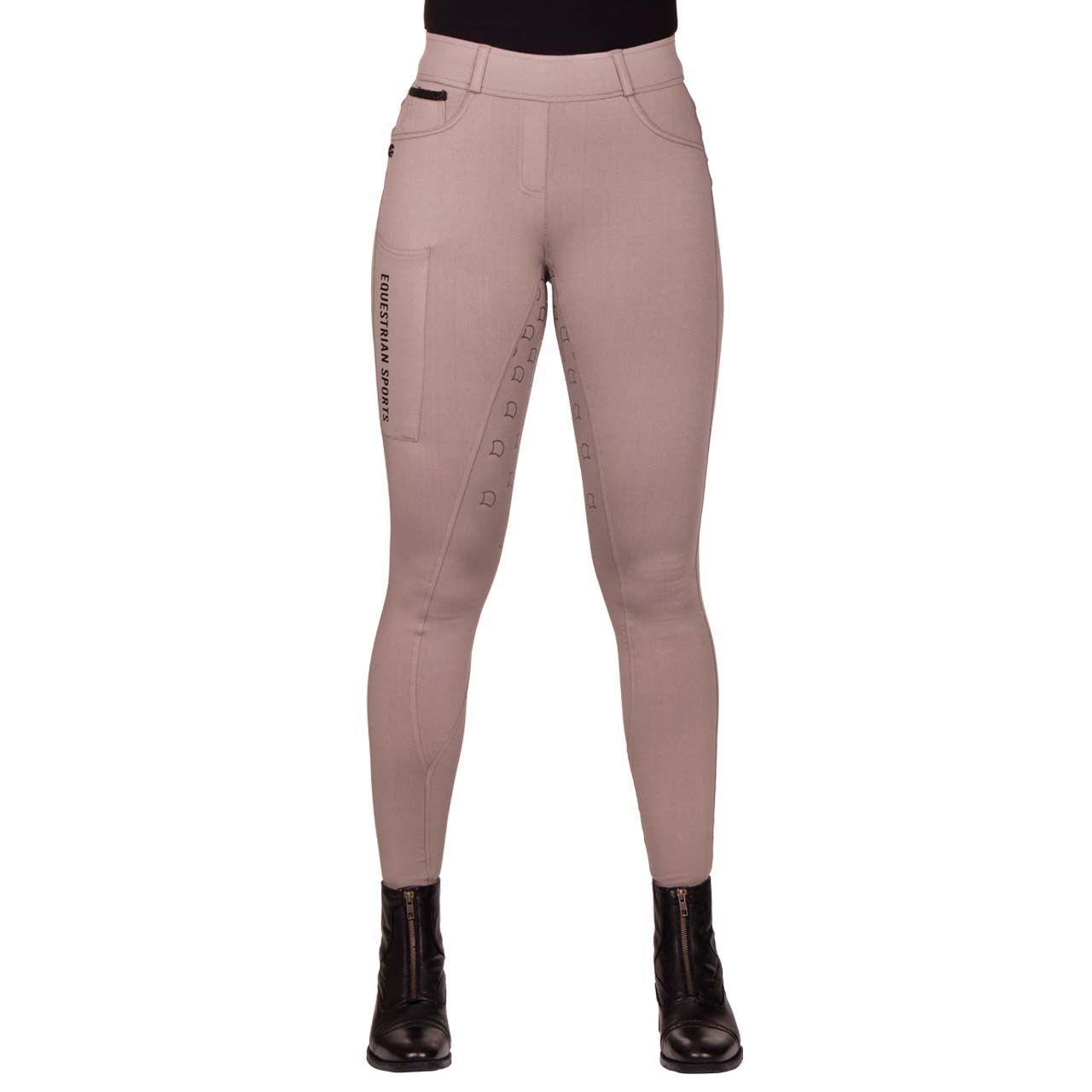 QHP - leggings reiten en full grip jorine, für Damen, Größe 38 von QHP