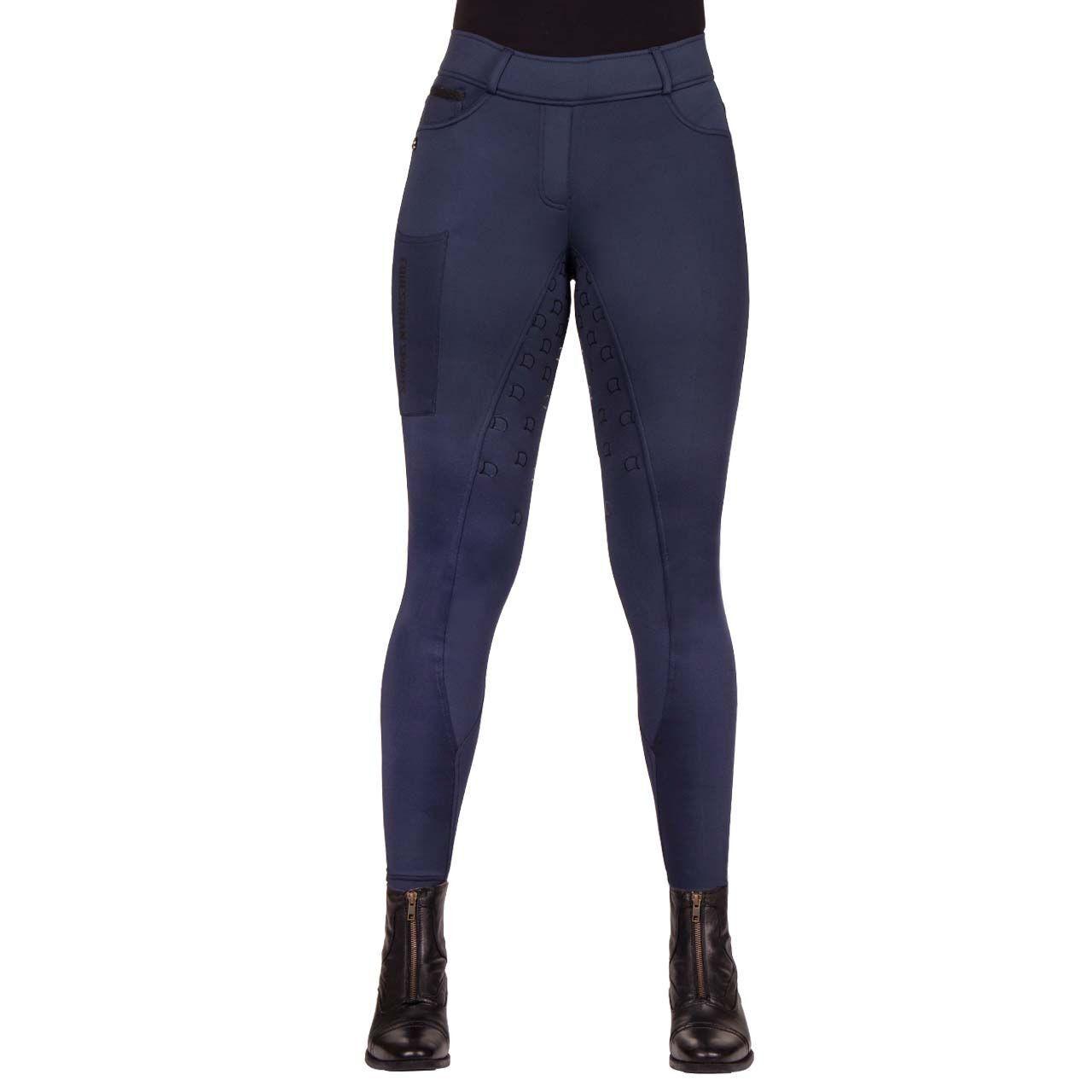 QHP - leggings reiten en full grip jorine, für Damen, Größe 38 von QHP