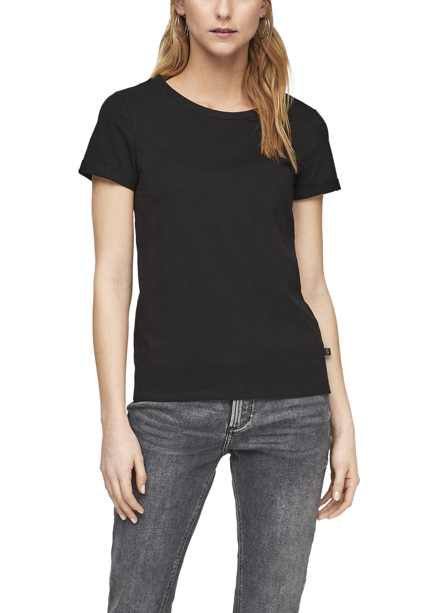 QS T-Shirt, im lässigen Basic Look von QS