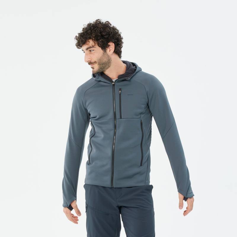 Fleece - Mh520 Herren Gewittergrau XXL von QUECHUA