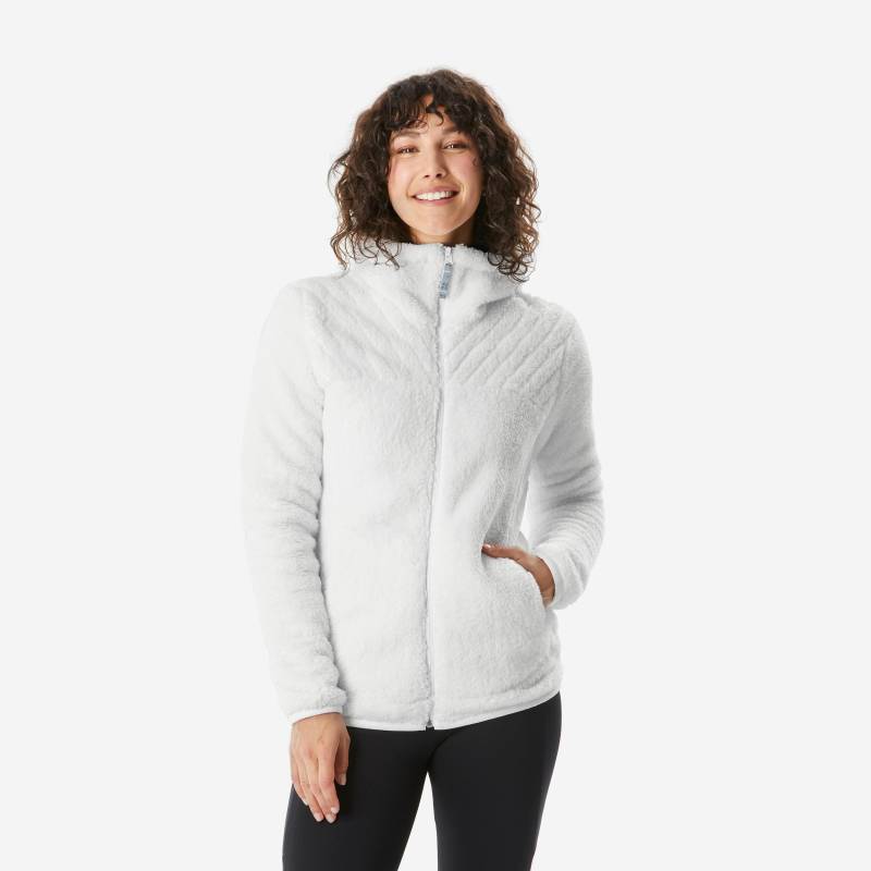 Fleece - Warm Sh500 W Damen Weiss  M von QUECHUA