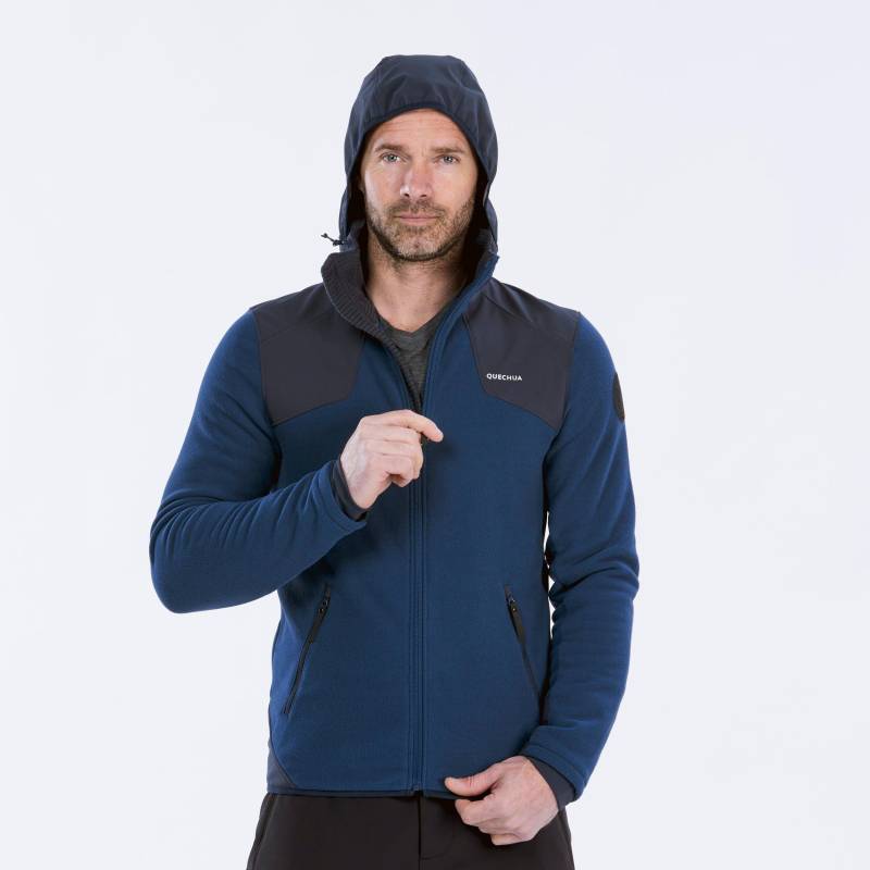 Fleece - Sh500 Herren Blau XXL von QUECHUA