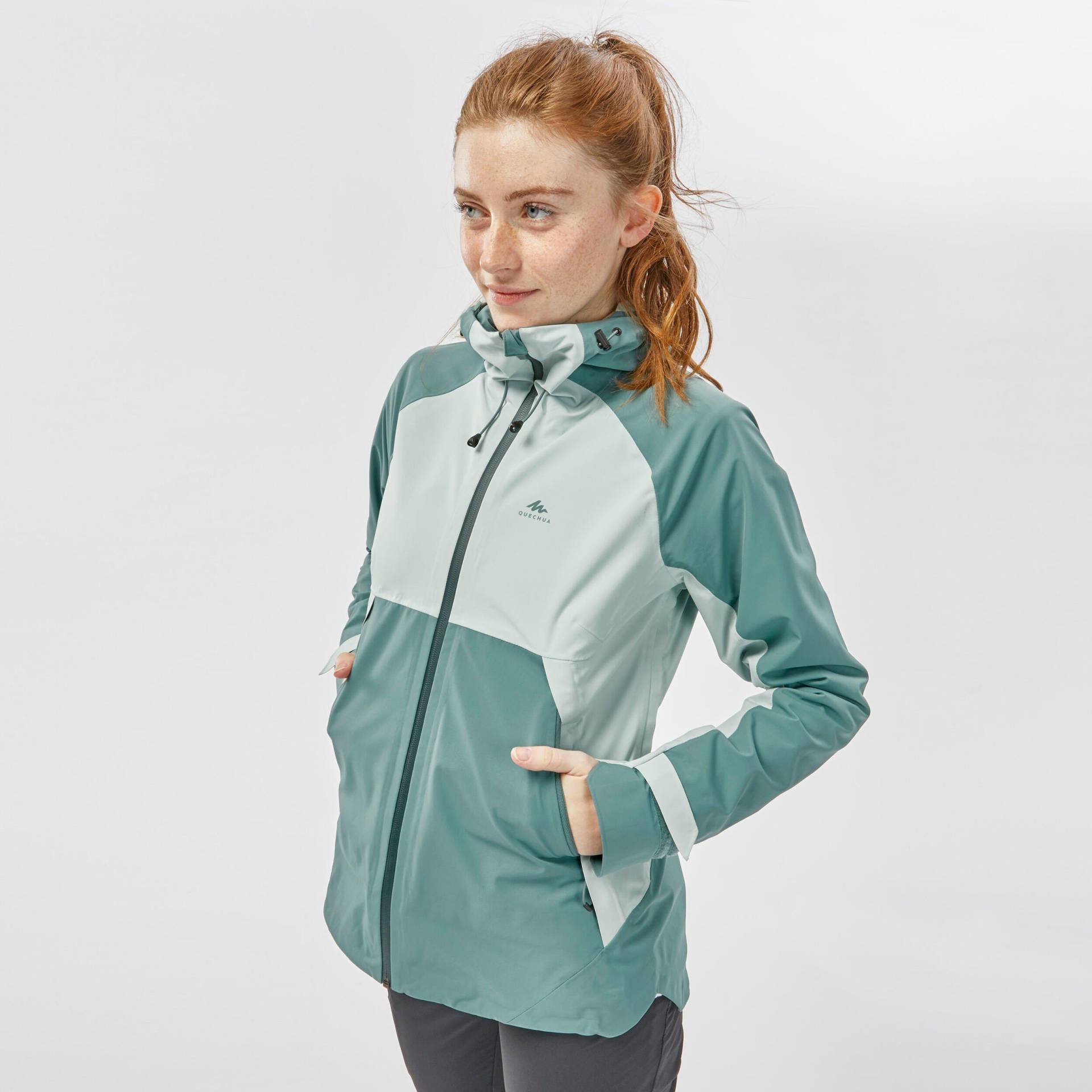 QUECHUA - Jacke MH500, für Damen, Lindengrün, Größe S von QUECHUA