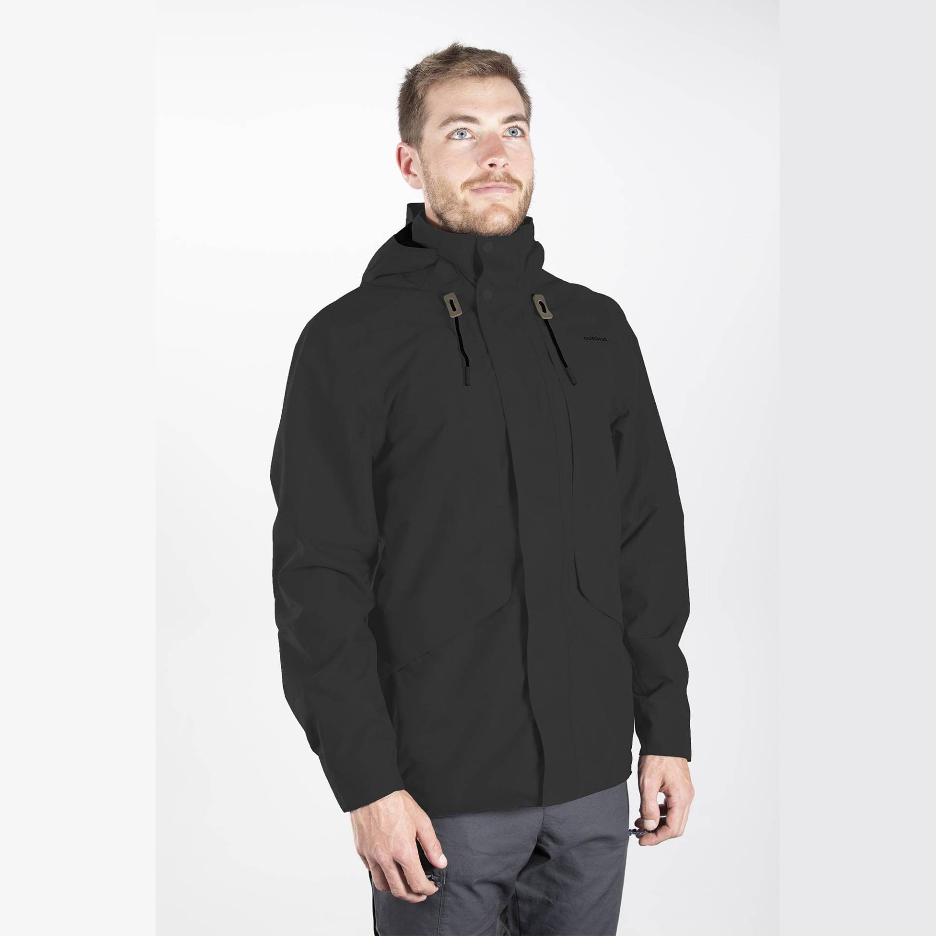 Jacke - Nh550 Herren Gewittergrau 3XL von QUECHUA