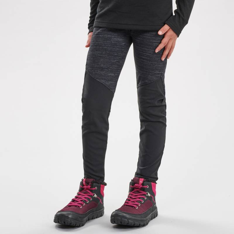 Leggings - Sh100 Unisex Schwarz Leicht 10-12A von QUECHUA