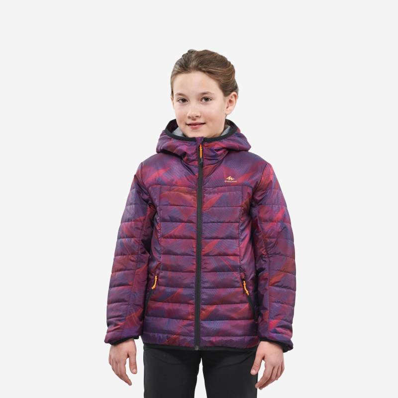 Wattierte Jacke - Mh500 Unisex Violett Bedruckt 141-148CM von QUECHUA